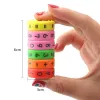 Magnetisk cylinder leksak matematik aritmetiskt pussel kub digital kub barn intelligens lärande utbildning leksaker magiska kuber