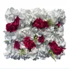 Flores decorativas 40x60cm Artificial Flower Wall Decoration Encryption Hydrangea Rose Painel DIY Decoração de cenário de casamento Fake Fake