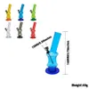 Mini Handy Handheld Smoking Bong 6 Colours Acrylic Water Pipe Tobacco Bong Smoking Tools Accessories Wholesale