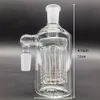 Glas Ash Catcher 14mm 4,7 Inch röktillbehör Mini Bong Ash Catchers Tjock Pyrex Clear Bubbler Askfångare 90 graders rökpipa