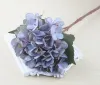 DHL Free Artificial Silk Hydrangea Big Flower Fake White Wedding Flower Bouquet para Mesa Centroceces Decorações 19Colors GB800