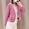 Women's Knits & Tees M-aje Woman's Vintage pattern collar Knit cardigan coat