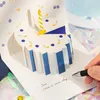 Creative 3D birthday greeting card handwritten blessing card birthday gift With envelope and stickers