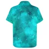 Chemises décontractées pour hommes peintes Galaxy chemise de plage étoiles imprimer hawaïen hommes Y2K Blouses à manches courtes conception hauts grande taille