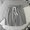 Hommes Shorts Maillots De Bain D'été Culotte Conseil Casual Noir Blanc Solide Couleur Boardshorts Classique Vêtements Plage Court 230516