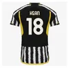 juves 23 24 camisas de futebol POGBA VLAHOVIC CHIESA fãs jogador Home Away Third DI MARIA LOCATELLI MORATA camisa de futebol DE LIGT KEAN 2023 2024Top Masculino Adulto Kids Kits