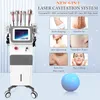 Double Newest Weight Loss Machines Vibration 40k Vacuum Cavitation system machine 650nm lipolaser body slimming