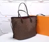 Designer Luxury Shopping Bag 2st / Set Women's Handbag with Wallet High Quality Leather Fashion New Bags Women's Handbags Ngyp