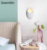 Wall Lamps Nordic Style Shell Mounted Led For Home Art Deco Bedside Mirror Light Bathroom Lamp Stairway Outdoor Lighting Fixture