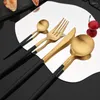 Dinnerware Sets 16/24Pcs Set 304 Stainless Steel Cutlery Rianbow Knife Fork Spoon Teaspoon Flatware Tableware Kitchen Silverware
