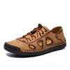 Sandálias de couro Vieam Sandalia Sandalen Sapatos Sandali Verão Herren Homme Erkek Sandale Transpirables Trekking Hombre Couro Heren Mansanda 79079