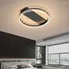 Lustres Pendentif Lumières Moderne Minimaliste Rond Carré Lustre Pour Chambre Étude Salon Chambre Creative Acrylique Lampe Plafond Décoration