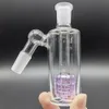 Attrape-cendres en verre de 14 mm à 45 degrés 45 ° pour attrape-cendres de tuyau d'eau de narguilé violet.