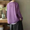 Damen Trenchcoats Damen Baumwolle Strickjacke Vintage Mantel Einfache Freizeit Lose Koreanische Mode Hemd Top Frühling Sommer Dünne Jacke
