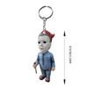 Halloween Keychain Horror Movies Movies Descary Figured Fignant Hanging Key Chain Backpack Acrylic Key Ring Decoration