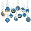 12Pcs Iftar charm 2023 Ramadan home decoration pendant Iftar Islamic Muslim holiday party supplies