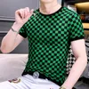 T-shirts pour hommes 2023 Summer Feather Motif Imprimer Chemise Hommes Respirant T-shirt à manches courtes Social Club Tenues O-Cou Top Tee Streetwear