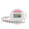 Tape Measures Brand Digital Waist Bicep Measure Body Circumference Tape Measure with Auto-Locking and Retractable Dropship 230516
