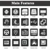 8+256g Android 11.0 Radio Multimedia Player para BMW 1 Série F20-F21NBT Unidade Steoro Autoradio Navegação 4G LTE