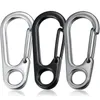 5pcs Mini Moschettoni In Lega di Metallo Alpinismo Fibbia Primavera Moschettone Clip Portachiavi Moschettone Clip di Campeggio Esterna Multi Strumento