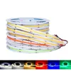 DC12V 24V COB LED Strip Licht 10 mm 300Led/M Hoge Densiteit Flex LED Tape Licht Dimable FOB Lineair LINTER REDE GROEN BLAUW 3000K 4000K