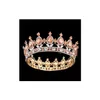 Copricapo Pageant Fl Iara Cancella strass austriaci King / Queen Crown Costume da sposa Party Art Deco Drop Delivery Events Dhcw6