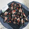 Kvinnors badkläder Summer Chiffon Cover-ups Ladies Floral Shirts Bluses Böhmen Scarfs Beach Wear Kimono Dress for Women Swimsuit 230516