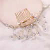 Hair Clips Barrettes Hair Clips Handmade Wedding Accessories Crystal Rhinestone Headwear Pure Quietly Elegant Banquet Party For Women Decoration