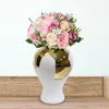 Opslagflessen gember jar verzamelbare luxe porselein modern met dekselbloemvaas voor bloemen arrangement huis woonkamer feest