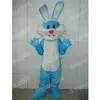 Halloween Blue Rabbit Mascot Costume Performance Symulacja Kreskówka Anime Postacie Dorośli rozmiar Bożego