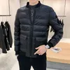 Männer Daunen Thoshine Marke Winter Männer Dicke Parkas Slim Fit Patch Designs Schwergewicht Mäntel Männliche Oberbekleidung Warme Thermo Jacken windjacke