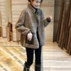 Femmes vestes 2023 particules Imitation fourrure manteau femmes automne hiver veste mode ajouter polaire poche survêtement hauts femme