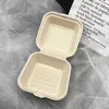 25/50pcs Disposable Eco-Friendly Bento Box Meal Storage Food Prep Lunch Box Fruit Salad Hamburger Cake Packaging Box