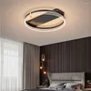 Lustres Pendentif Lumières Moderne Minimaliste Rond Carré Lustre Pour Chambre Étude Salon Chambre Creative Acrylique Lampe Plafond Décoration