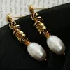 Dangle Earrings YS Baroque Freshwater Pearl Thread Stainless Steel Wholesale Free Of Gifts