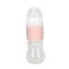 Mamadeiras de bebê# Rápido garrafa de bebê de bebê destacável Pressione Pressione Gire Rom Feeding Bottle Rosa 230516