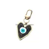 Principais anéis que florescem coração Evil Eye Cabine para amantes de amantes Presente de resina de bolsa de carros de keyring de keyring jóias de entrega de gotas dhgarden dh3tk