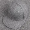 s Erwachsene Top Qualität Wollfilz Caps Winter Hip Hop Bboy Flache Schirmmütze Solide Skateboard Hut Männer Woolen Baseball hüte 230515