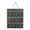 Boîtes de rangement Lunettes de soleil Organisateur mural Murlé Hanging Eyeglass Stand Solder 25 Slots Lunets Dustroping Boîte