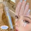 Lucidalabbra HEALLOR Evidenziatore glitterato Ombretto liquido Eyeliner Durevole Impermeabile Perla lucida Agitare Baco da seta ad alta luminosità