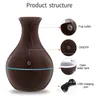 Steamer Household Wood Vase Aromatherapy Humidifier Air Ultrasonic Mute Colorful Spray Instrumen Rechargeable 230515