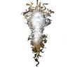 Chandeliers Top Design Clear High Ceiling Hand Blown Glass Chandelier Lighting Bubble Shape