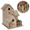 Vogelkäfige Papageienkäfig Holzvogelhaus Kleiner Outdoor-Garten Vogelnistkasten Vogelhaus Heimtierbedarf Dekoration Vogelkäfig Heimdekoration 230516