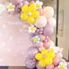 Décoration de fête 20/100 pièces ballon accessoires fleur modélisation Clip "V" forme étanchéité boutons Clips fond décor fournitures