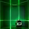 Лазерные дальности Pracmanu Mini Laser Level 12 Lines 3D Level Selfering 360 ° Горизонтальный и вертикальный поперечный зеленый лазерный лучевой лучевой линии 230516
