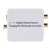 Digital Fiber Coaxial Converter 3.5mm Audio Decoder Digital to Analog SPDIF to Lotus