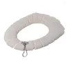 Toilet Seat Covers Cushion For Stretchable Warm With Handle Cover Ring Winter Skin-friendly