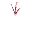 装飾的な花の花輪人工長い茎ユーカリの葉の枝枝ウェディングホームテーブルフラワーズ1
