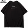 Herr t-shirts streetwear överdimensionerad tshirt hip hop pistol brytning hjärttryck t-shirt 2023 män harajuku bomull lös sommar kort ärm toppar tees l230515 l230515