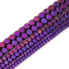 Minchas Outros cubos quadrados de cubo quadrado roxo Pedra natural 3/4/6mm espaçador solto para jóias que fazem braceletes de braceletes diy achados